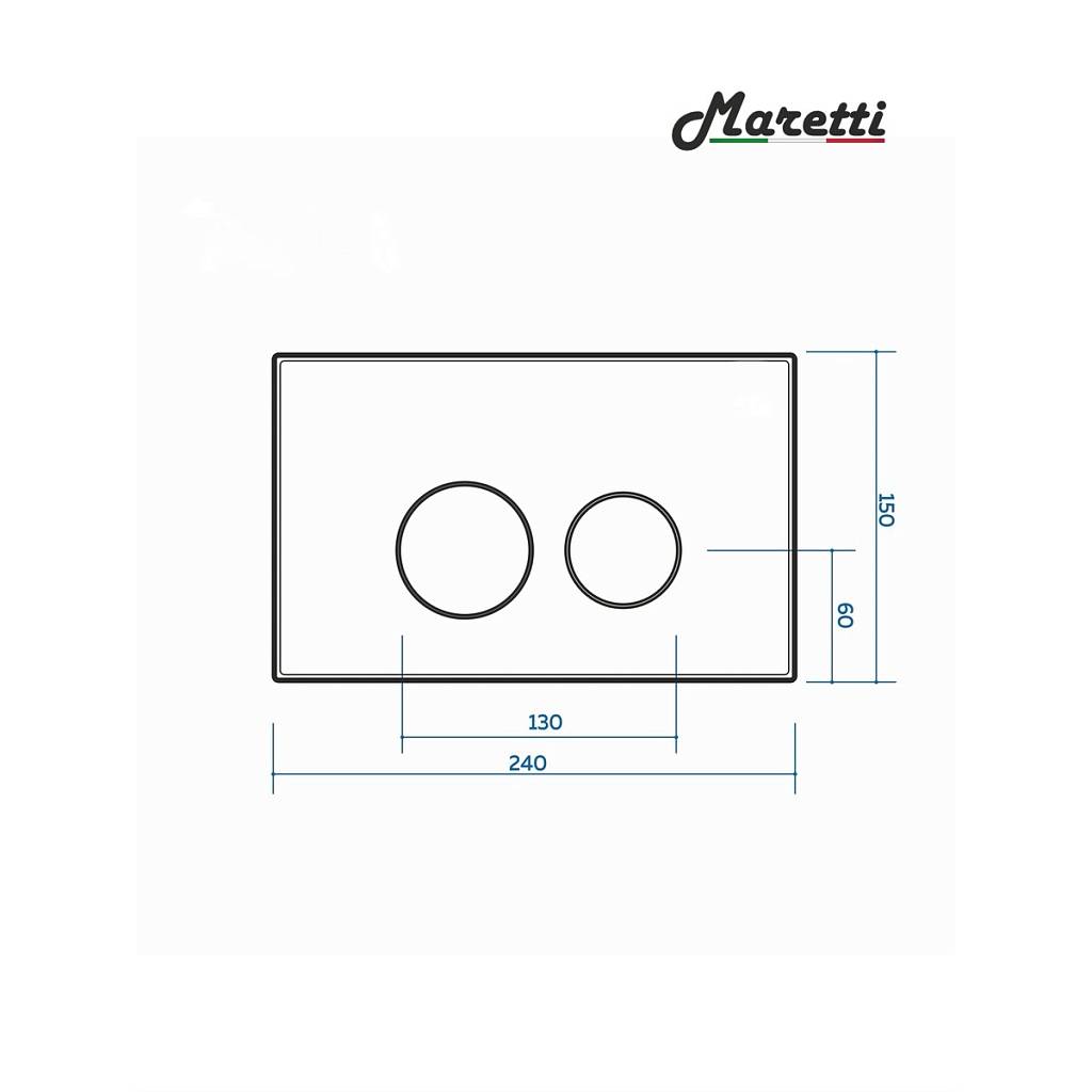 Комплект Maretti 3 в 1: унитаз UM10PBM51-560, инсталляция AC11P4534, кнопка AC12EA-560