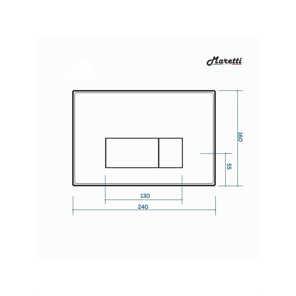 Комплект Maretti 3 в 1: унитаз CA10PBM29-844, инсталляция AC11P4534, кнопка AC12UM-015