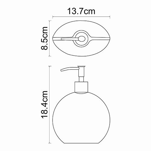 WasserKRAFT Eider K-33399 Дозатор для жидкого мыла