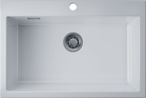 Мойка Omoikiri Omishima 76-WH Glossy Natceramic, белый глянцевый, арт. 4997483