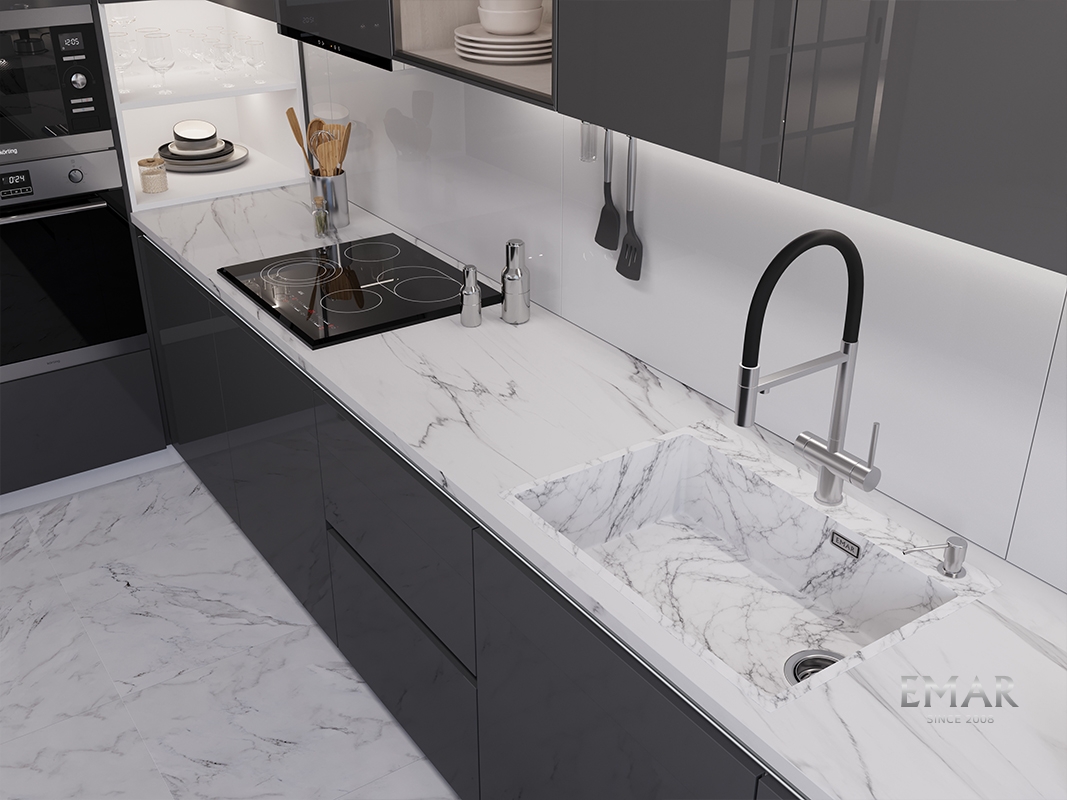 EMB-660(TOP) White Elegant