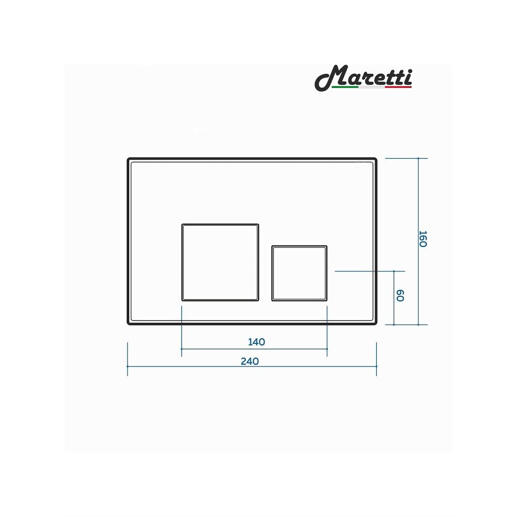Комплект Maretti 3 в 1: унитаз UM10PBM51-560, инсталляция AC11P4534, кнопка AC12KA-560