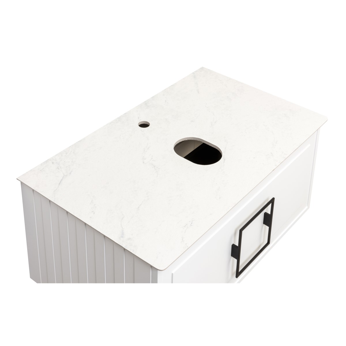 Тумба под раковину подвесная La Fenice Cubo FNC-01-CUB-B-80, белая