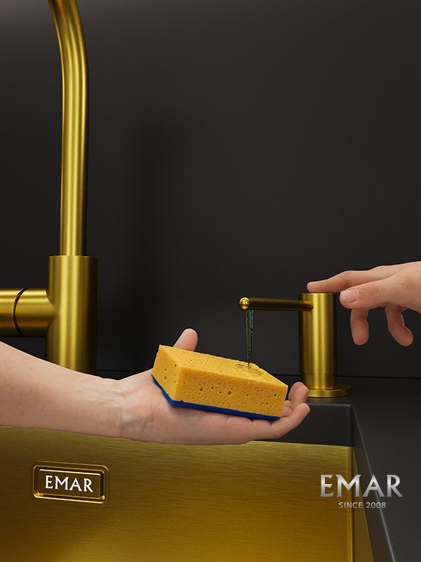 Дозатор EMAR ЕД-405D.PVD Golden бронза/золото