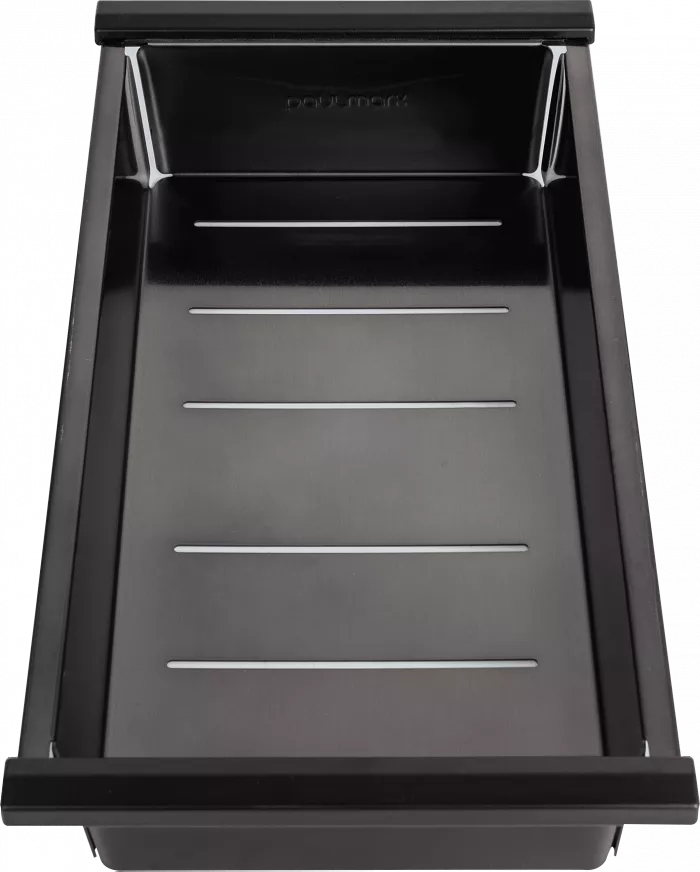 Кухонная мойка Paulmark NEXT-MULTI SINK 54-L UNI, вороненая сталь, 540х450мм, PM785445-L-GM
