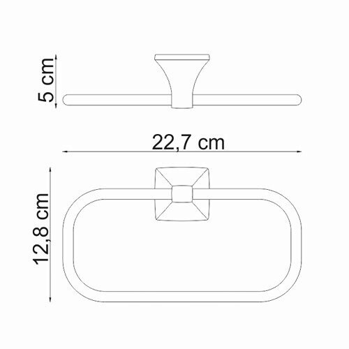 WasserKRAFT Wern K-2560 Держатель полотенец