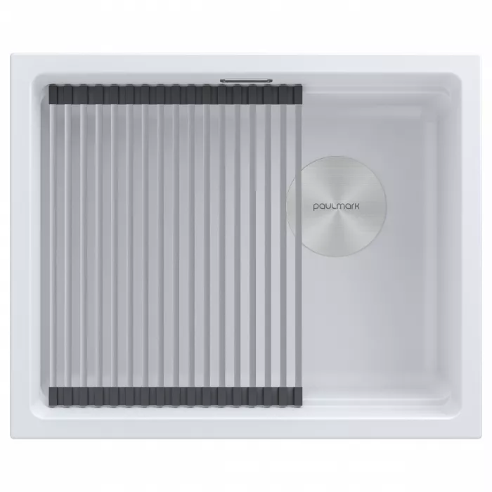 Мойка Paulmark LUMI-PRO 55 UNI, белый, 550х450мм, LU-PRO 55-WH