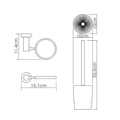 Щетка для унитаза WasserKraft 28227