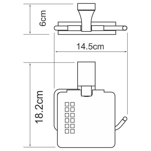 Держатель туалетной бумаги WasserKraft 6025