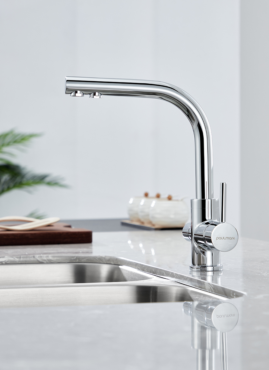 Смеситель для кухни Paulmark ESSEN, хром, Es213011-CR
