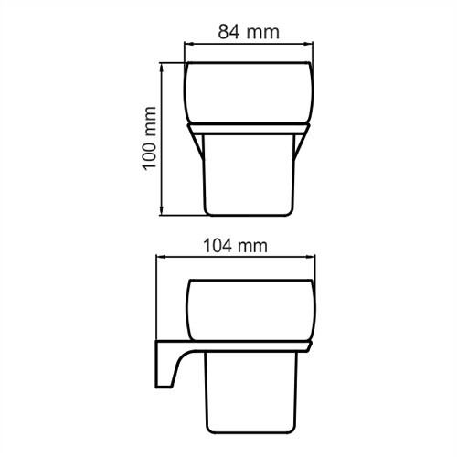 Стакан WasserKraft 8928