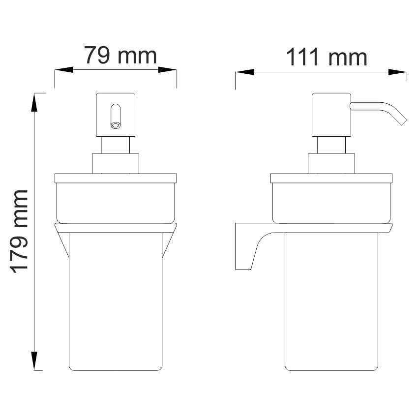 WasserKRAFT Glan K-5199 Дозатор для жидкого мыла