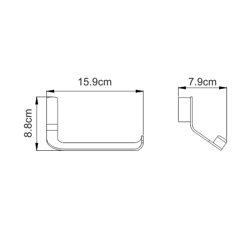 Держатель туалетной бумаги WasserKraft 7996