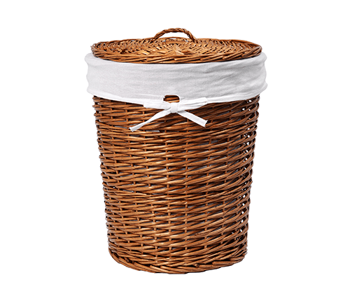 WasserKraft Leine WB-350-L Плетеная корзина для белья с крышкой
