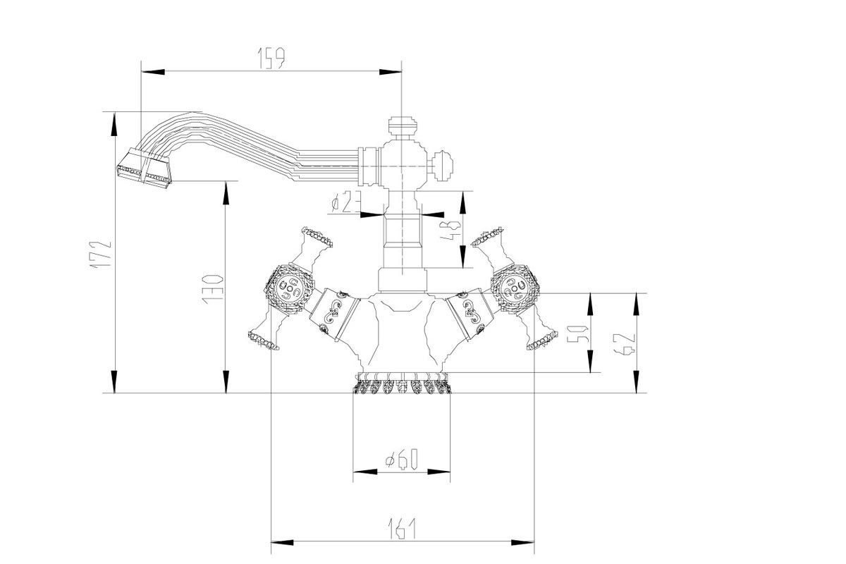 ZorG A 7009U-BR смеситель на умывальник