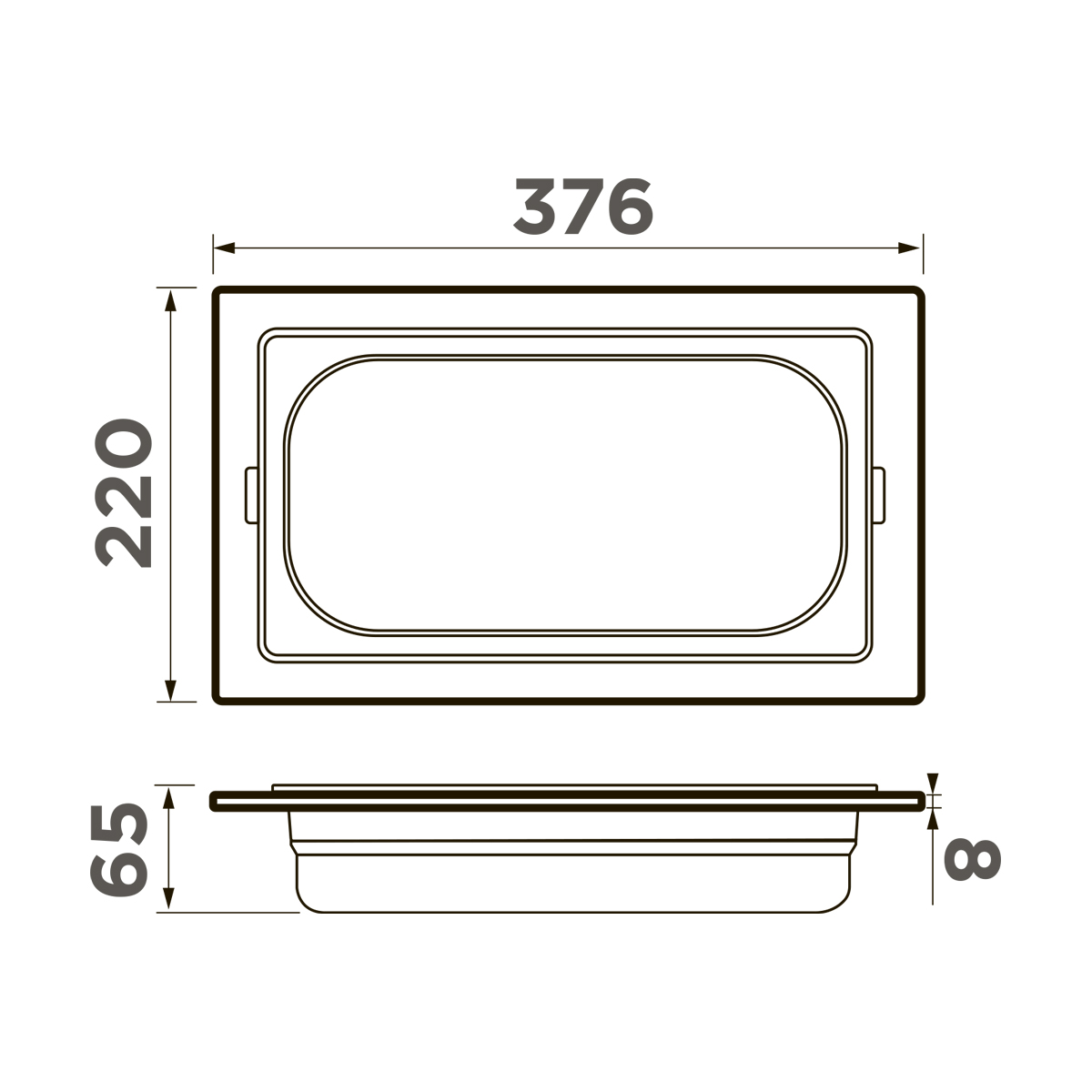 Контейнер Omoikiri DC-03-1-IN нержавеющая сталь