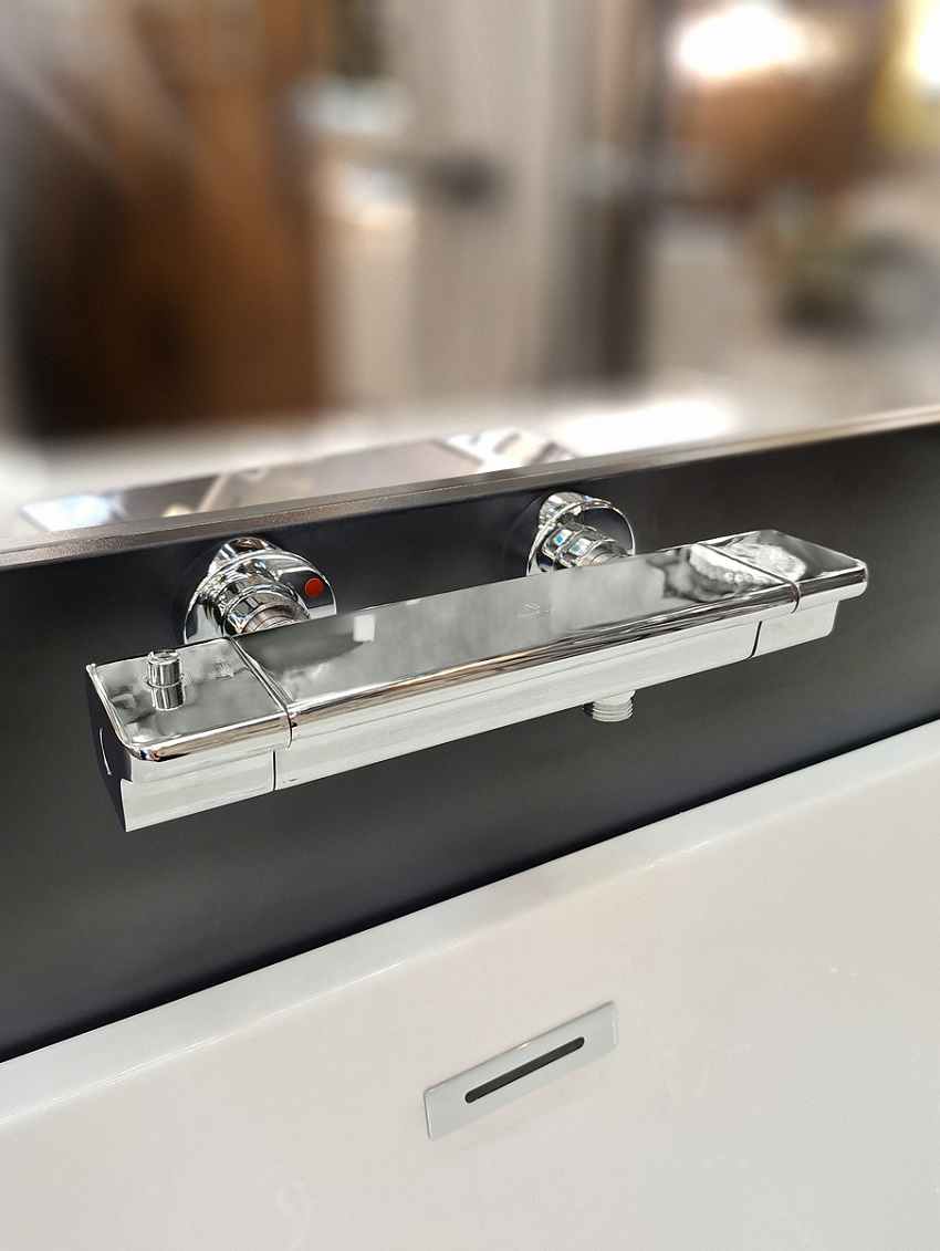 Смеситель для душа с термостатом ALTROBAGNO Ламберто (Lamberto) 030501 Cr