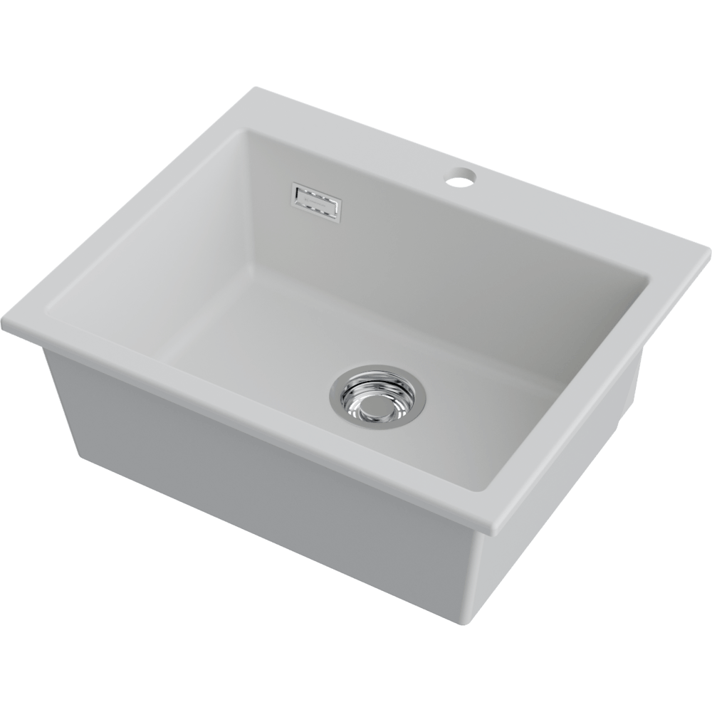 Мойка Omoikiri Omishima 60-WH Matt Natceramic, белый матовый, арт. 4997543
