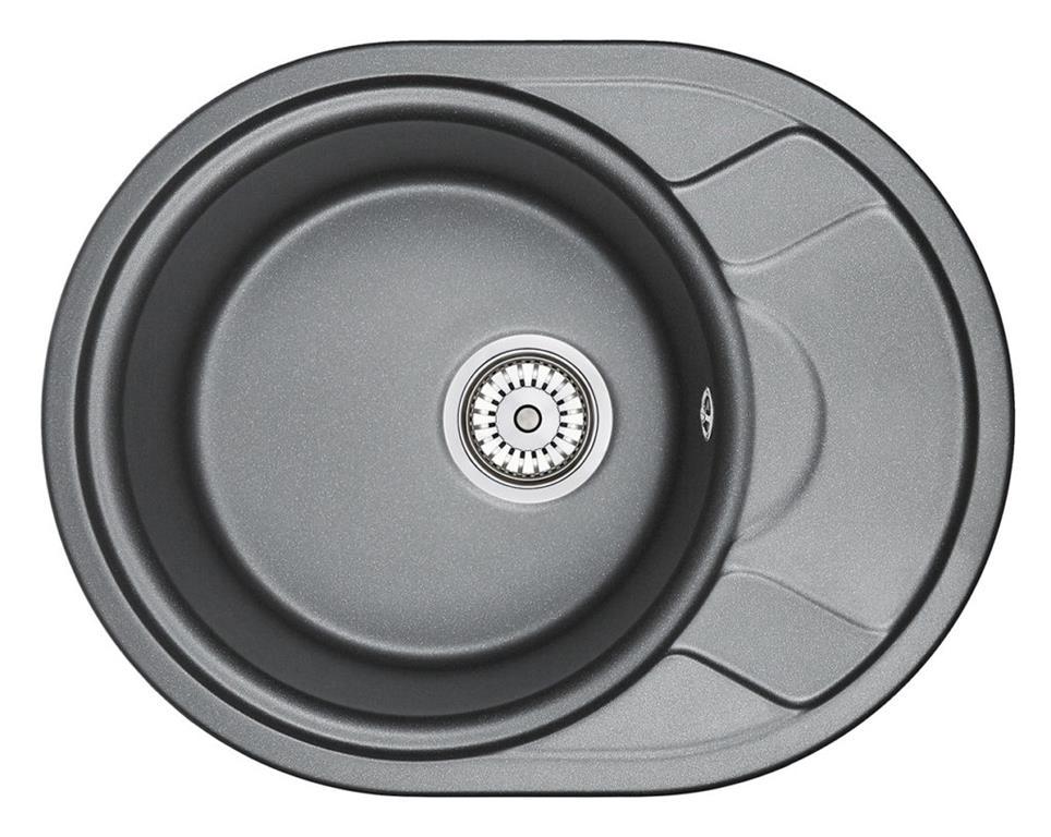 Мойка кухонная Emar EMQ-1575.C Барит, серый