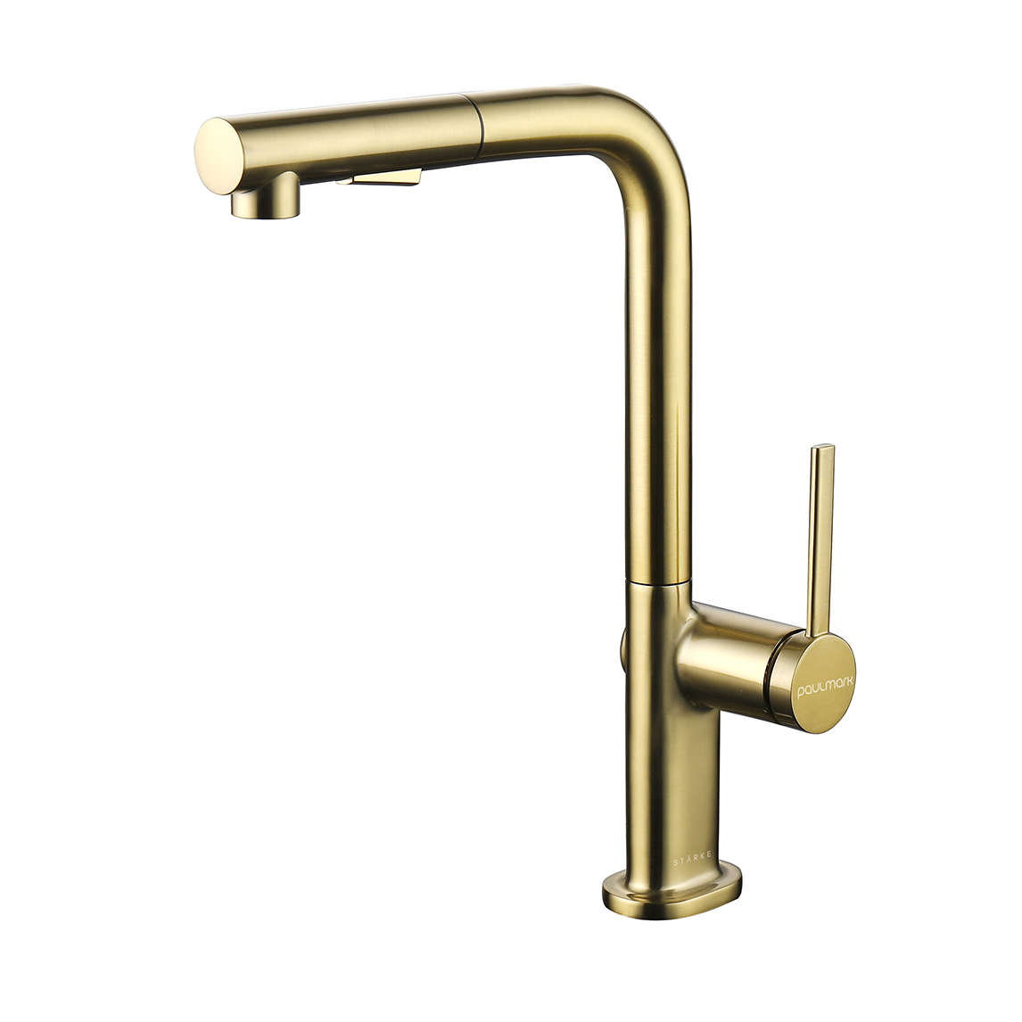 Смеситель для кухни Paulmark NEO, брашированное золото, Ne214419-BG