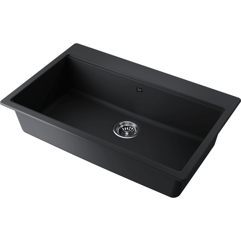 Мойка Omoikiri Akari 79-BL Tetogranit/черный, арт. 4997371