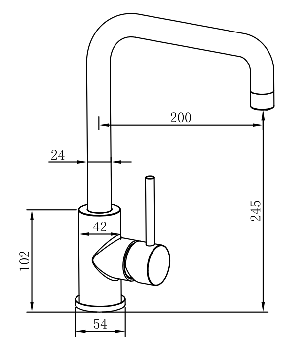 Смеситель кухонный OULIN OL - 8019 смеситель
