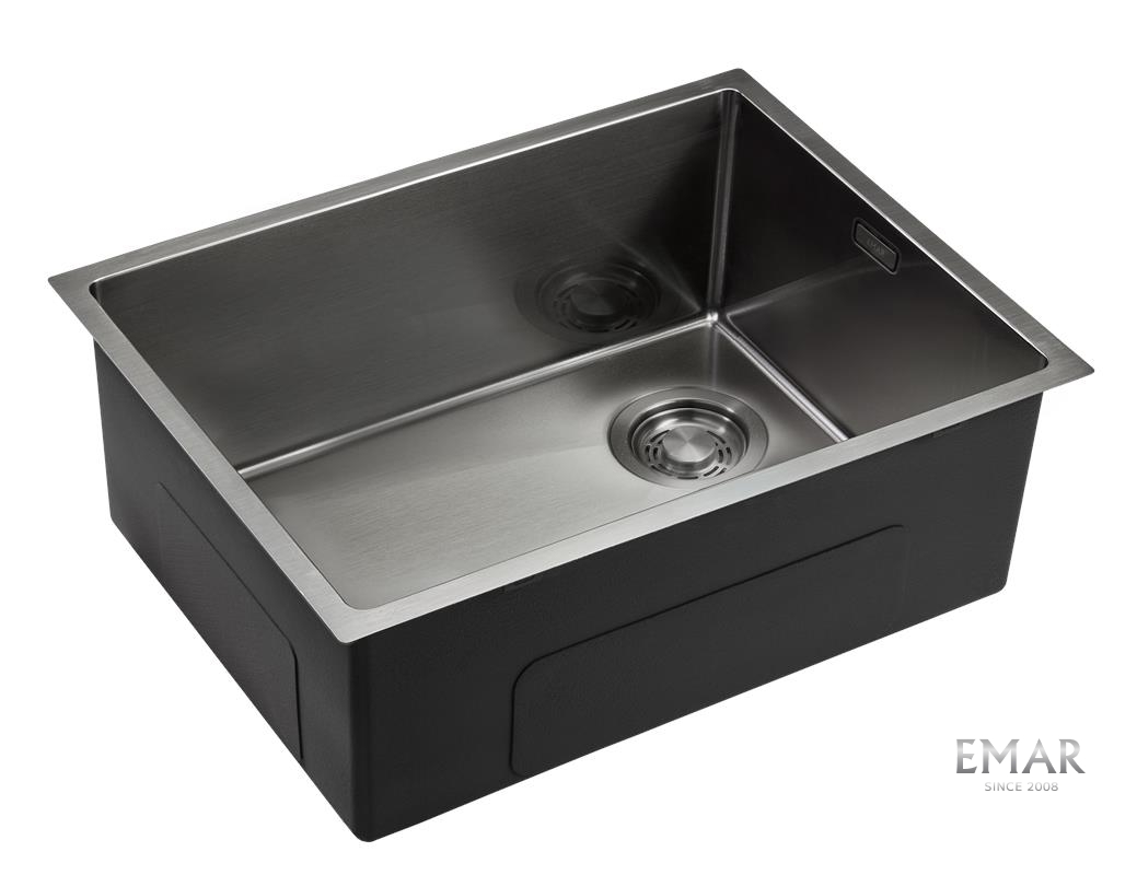 Кухонная мойка EMAR EMB-540(UN) PVD Dark мойка универсального монтажа