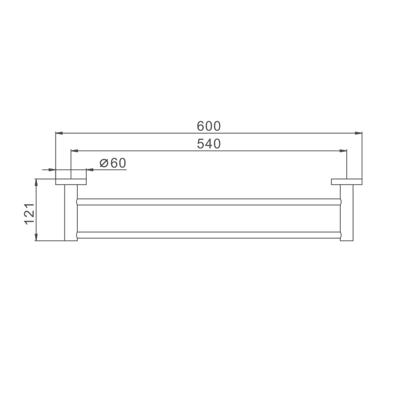 Полотенцедержатель Haiba HB8309, сталь