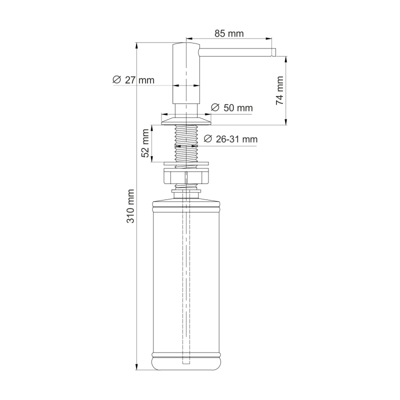 Дозатор WasserKraft 75993