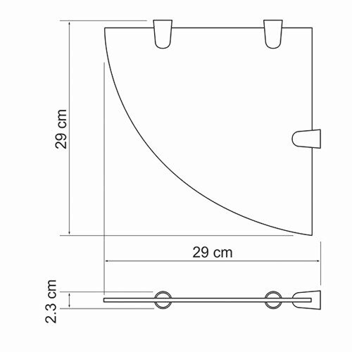 Полка WasserKraft 533PG