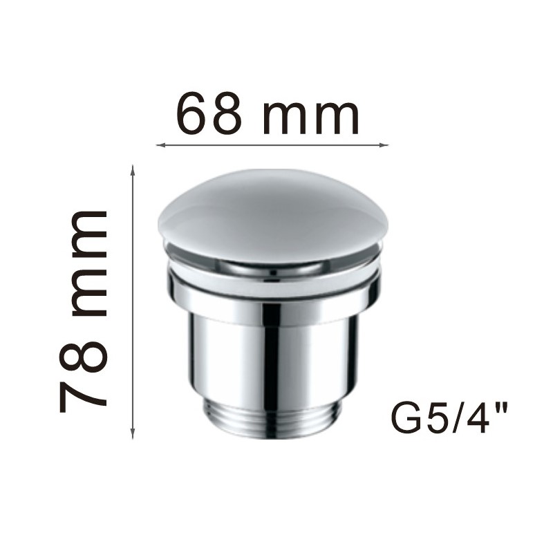 Донный клапан Haiba HB64-8, белый