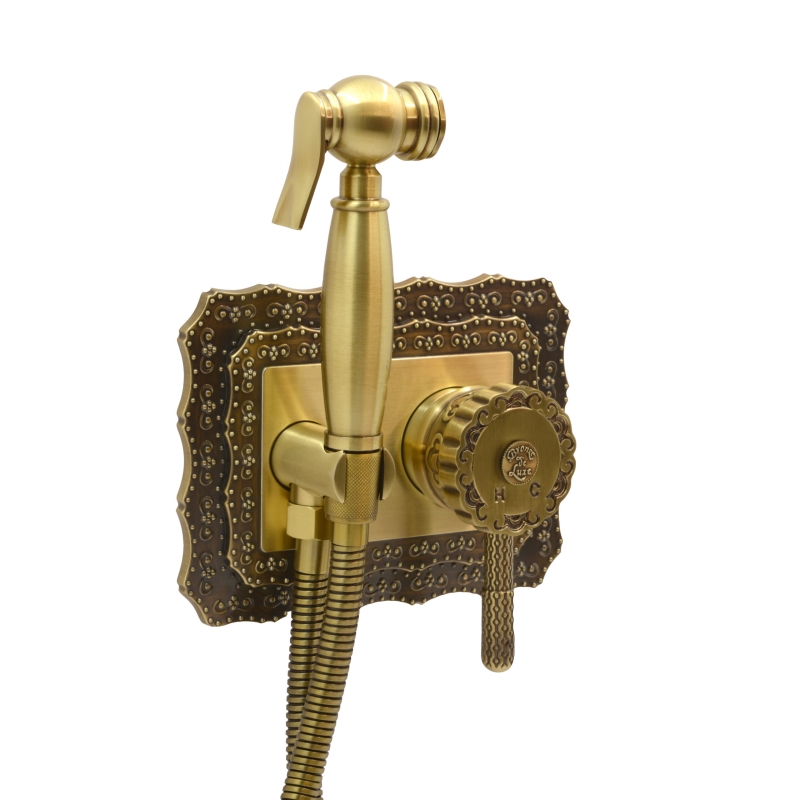 Гигиенический душ со смесителем Bronze de Luxe WINDSOR 10136, бронза