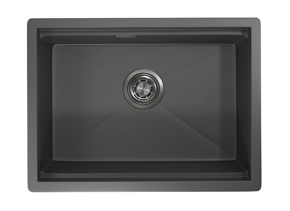 Кухонная мойка Granula KS-6045U, ГРАФИТ МАТОВЫЙ