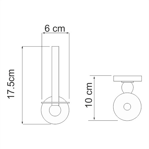 Держатель туалетной бумаги WasserKraft 2297