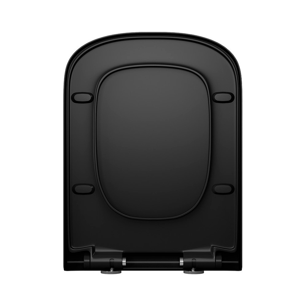 Унитаз подвесной безободковый D&K Berlin DT1436025, черный