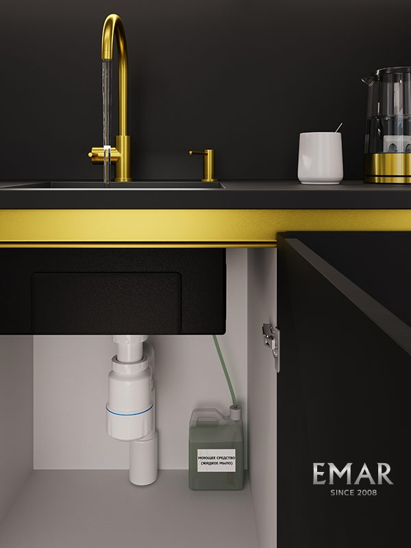Дозатор EMAR ЕД-405D.PVD Golden бронза/золото