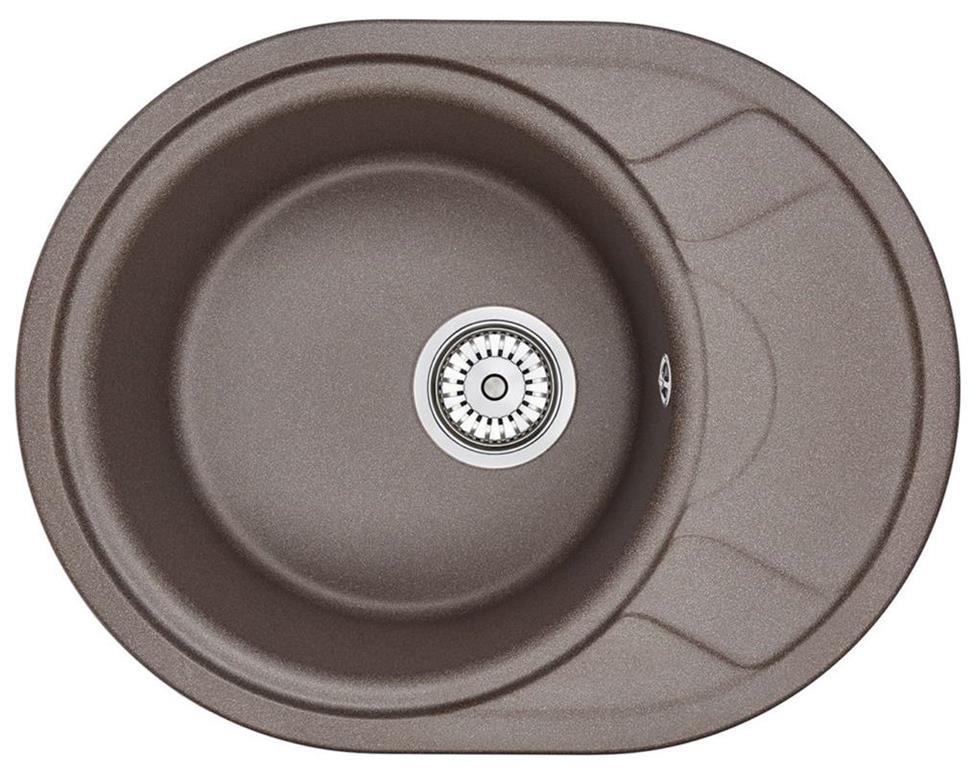 Мойка кухонная Emar EMQ-1575.C Барит, серый
