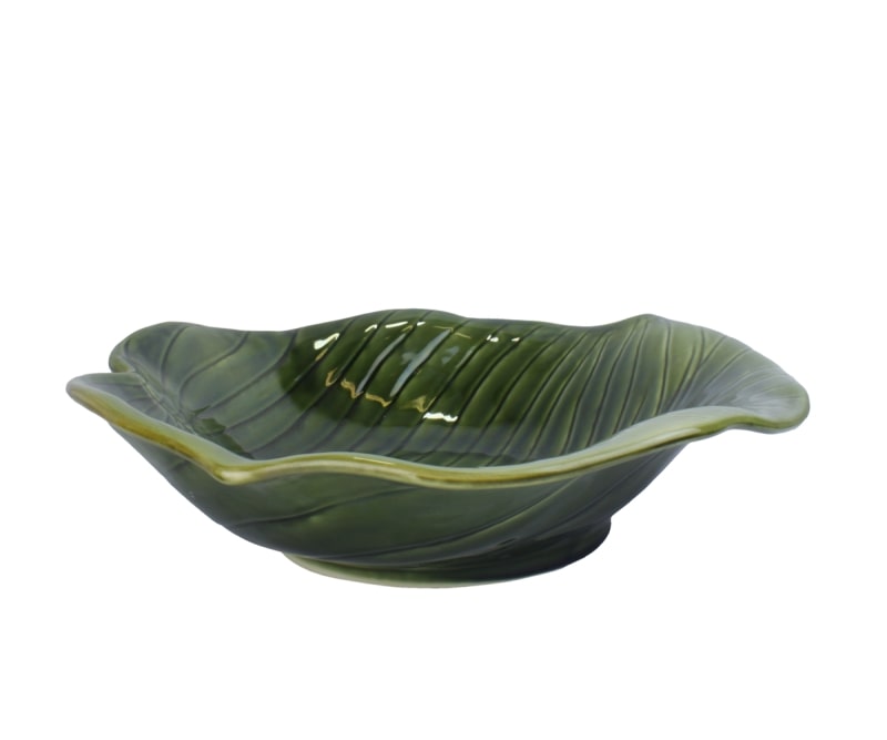 Раковина чаша Bronze de Luxe Leaf 2427, зеленый