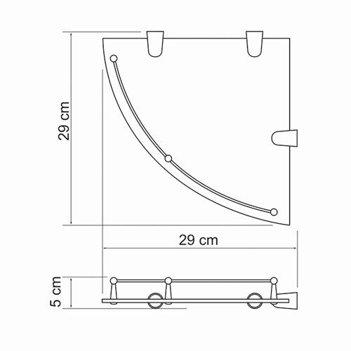 Полка WasserKraft 544