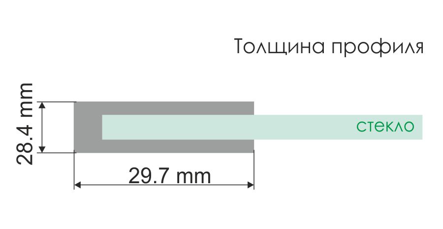 Душевая дверь WasserKraft 48P27