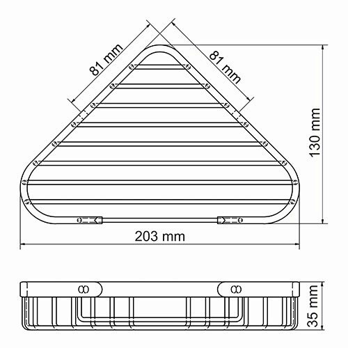 Полка WasserKraft 733W