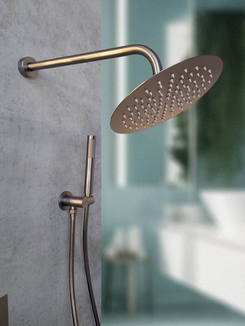 Душевая система с термостатом ALTROBAGNO Юнион (Unione) 040409 GM