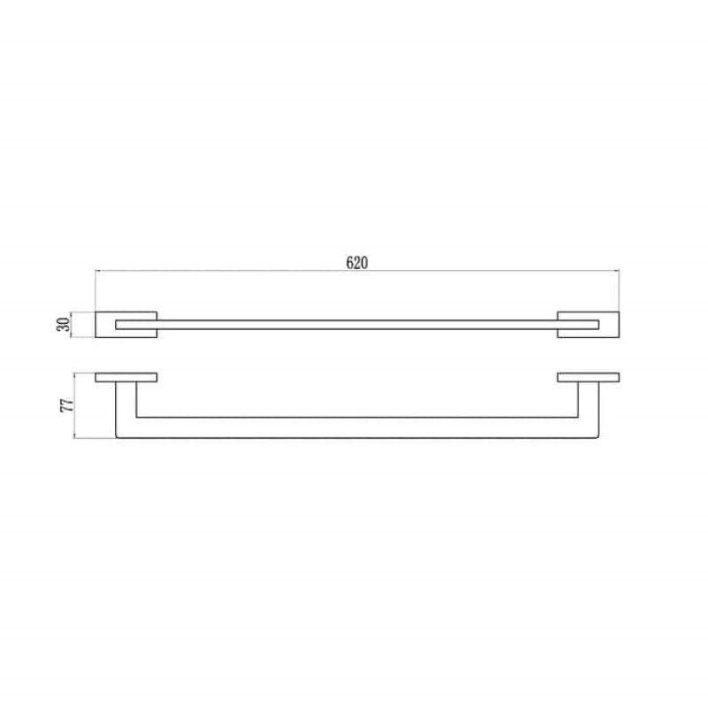 Полотенцедержатель BELZ B90301, черный