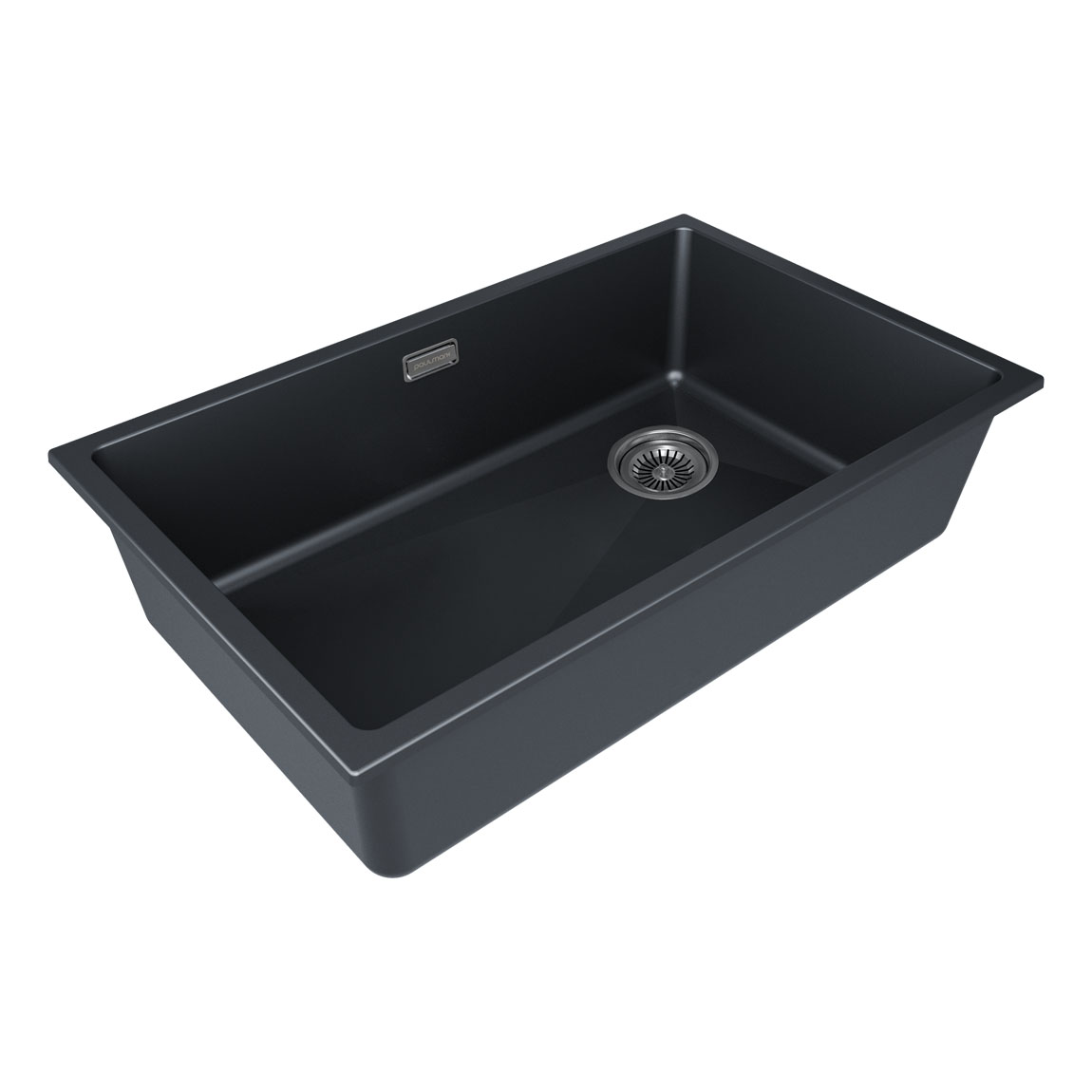 Мойка кухонная Paulmark LUMI 74UNI-SKEW, IT-GRANIT, LU74SK-AN