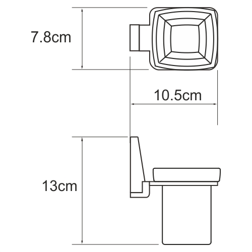 Стакан WasserKraft 6028