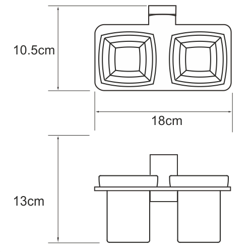Стакан WasserKraft 6028D