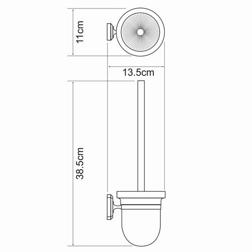 WasserKRAFT Oder K-3027 Щетка для унитаза