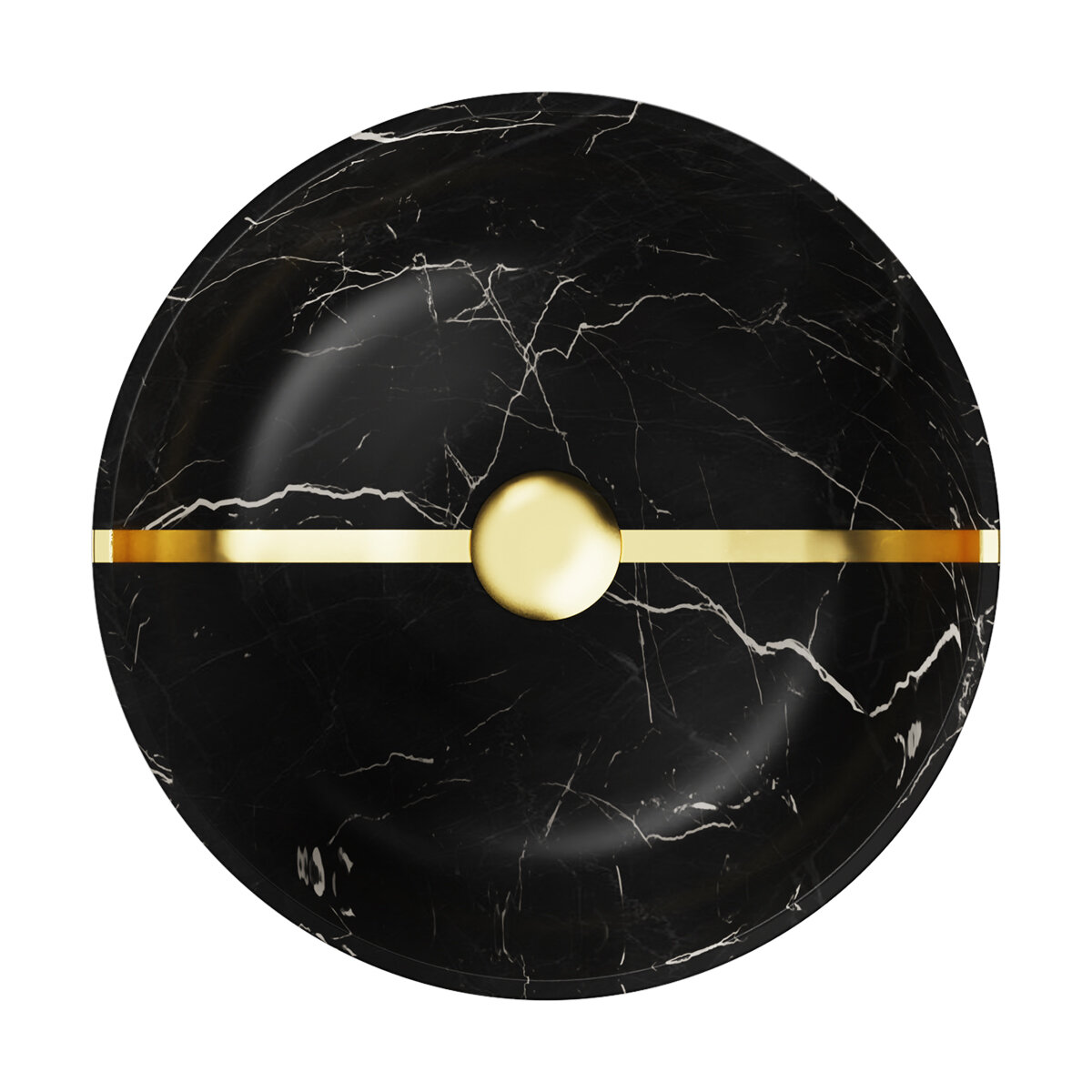 Раковина для ванной Omoikiri HITOMI-BL MARBLE черный мрамор 4972077