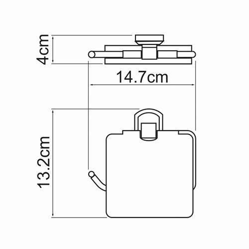 WasserKRAFT Oder K-3025 Держатель туалетной бумаги