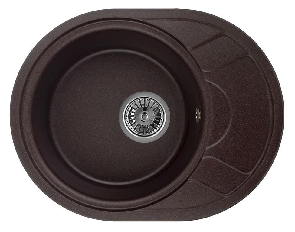 Мойка кухонная Emar EMQ-1575.C Барит, серый